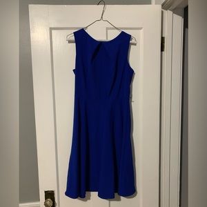 Alyx Women’s Fit and Flare Knee Dress Royal Blue